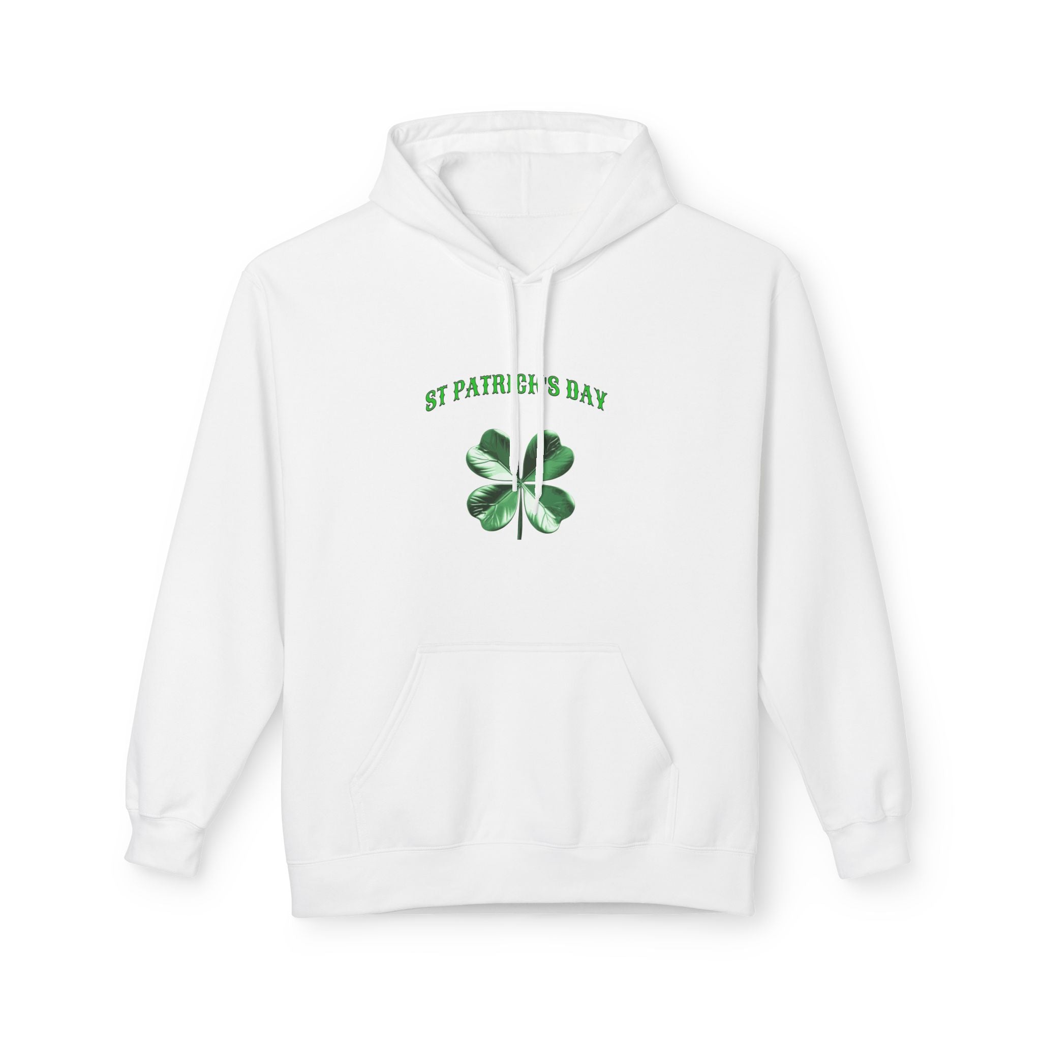 Irish Pride Four Leaf Clover Hoodie | St. Patrick's Day Shamrock Design