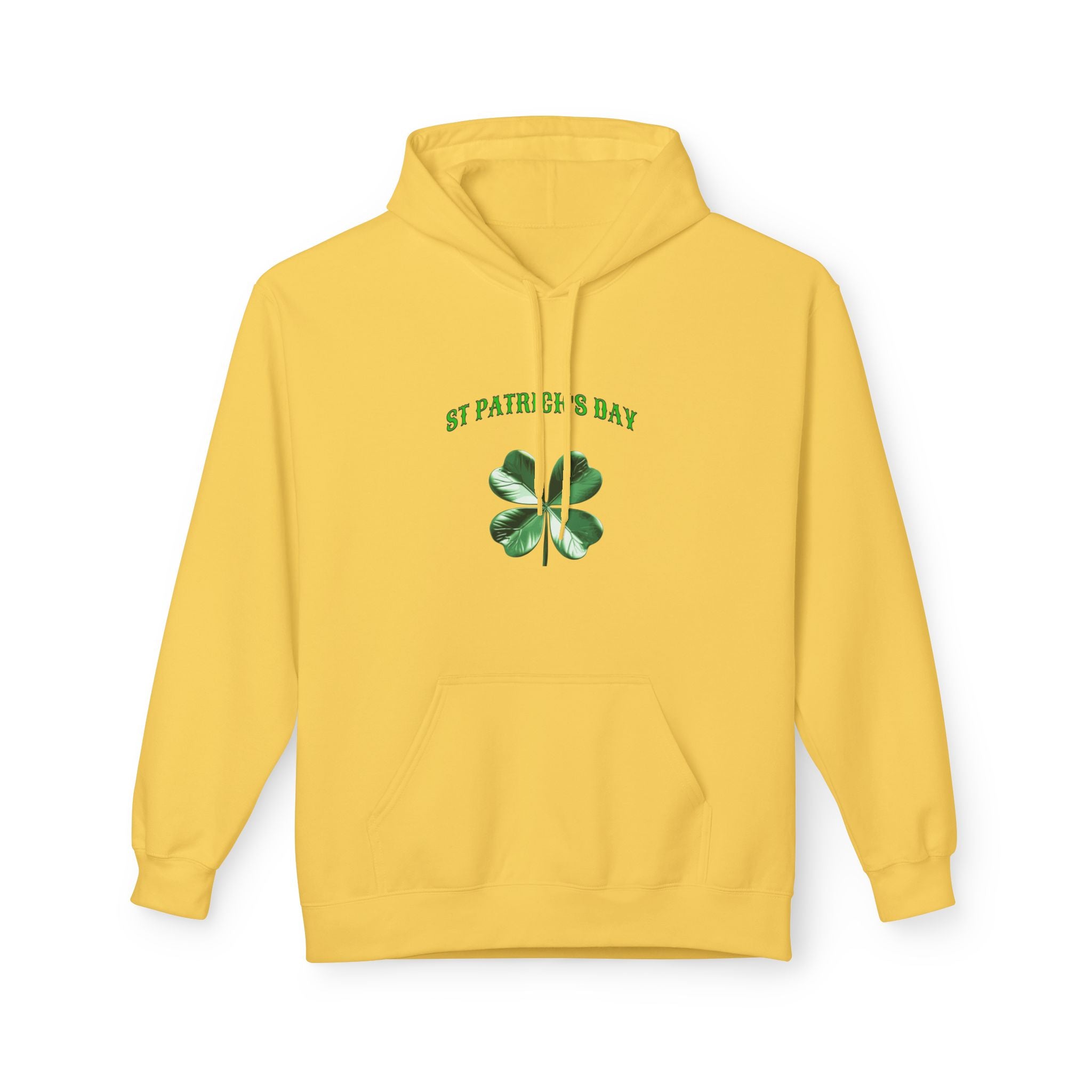 Irish Pride Four Leaf Clover Hoodie | St. Patrick's Day Shamrock Design