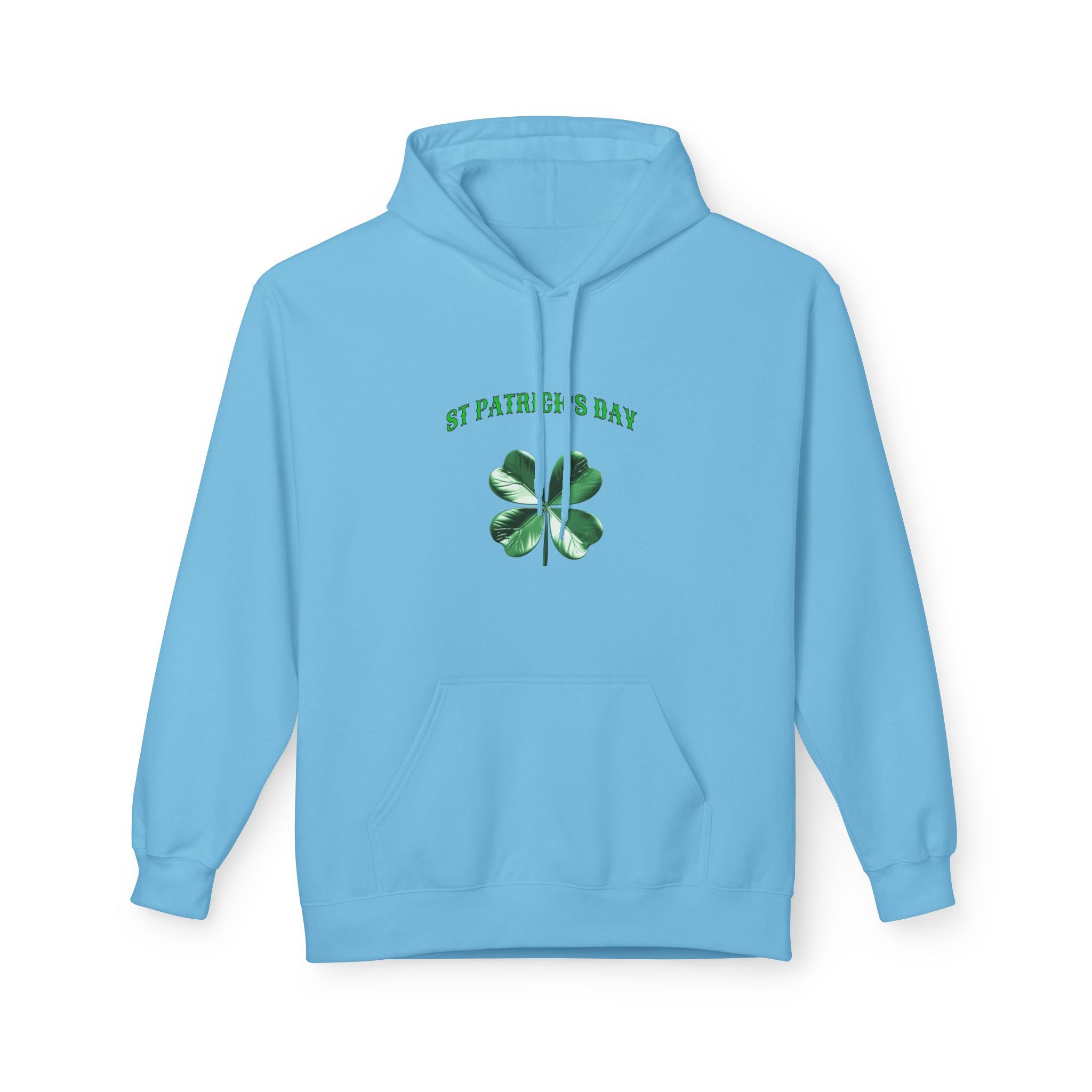 Irish Pride Four Leaf Clover Hoodie | St. Patrick's Day Shamrock Design