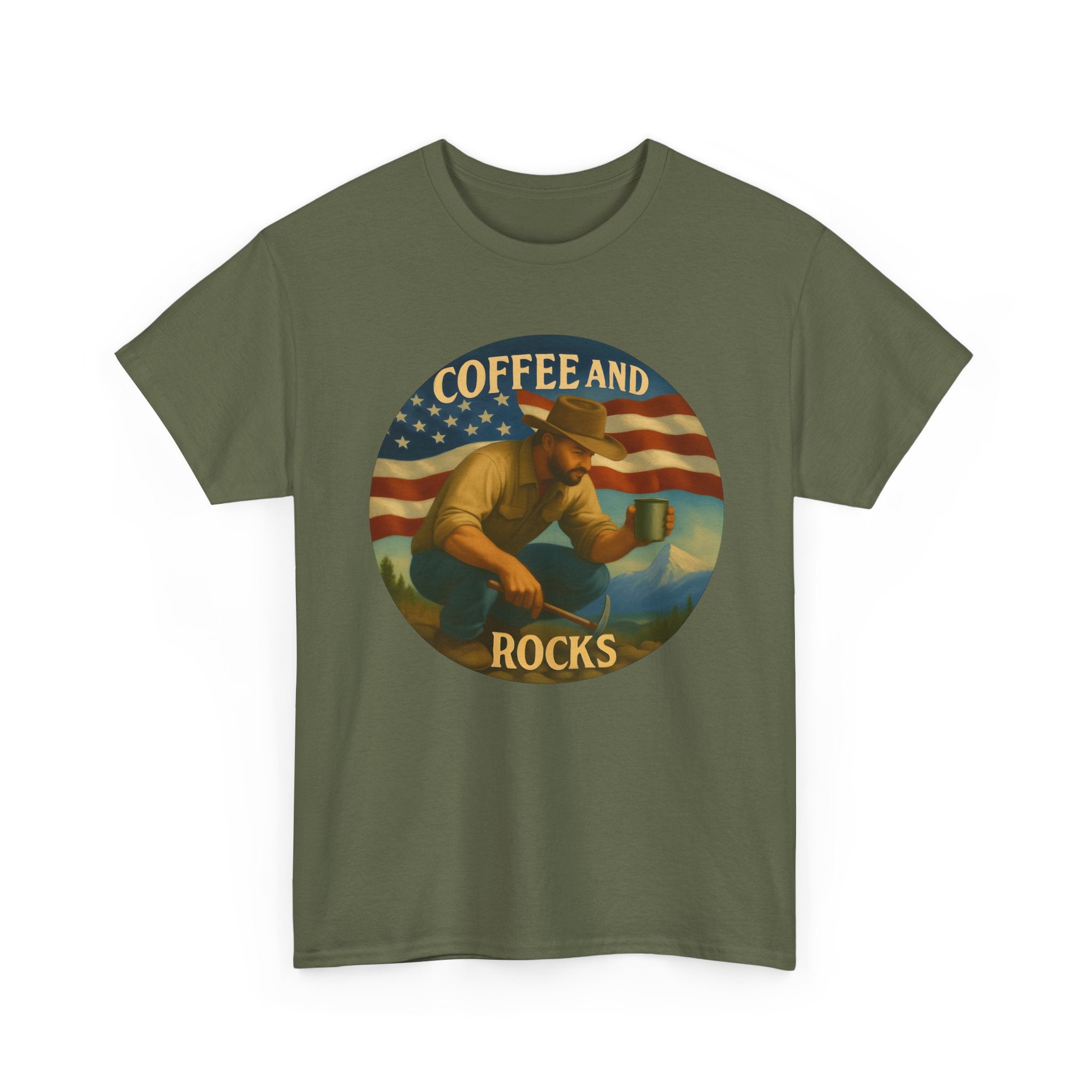 Lapidary Latte coffee and rocks T-Shirt | Rockhound design