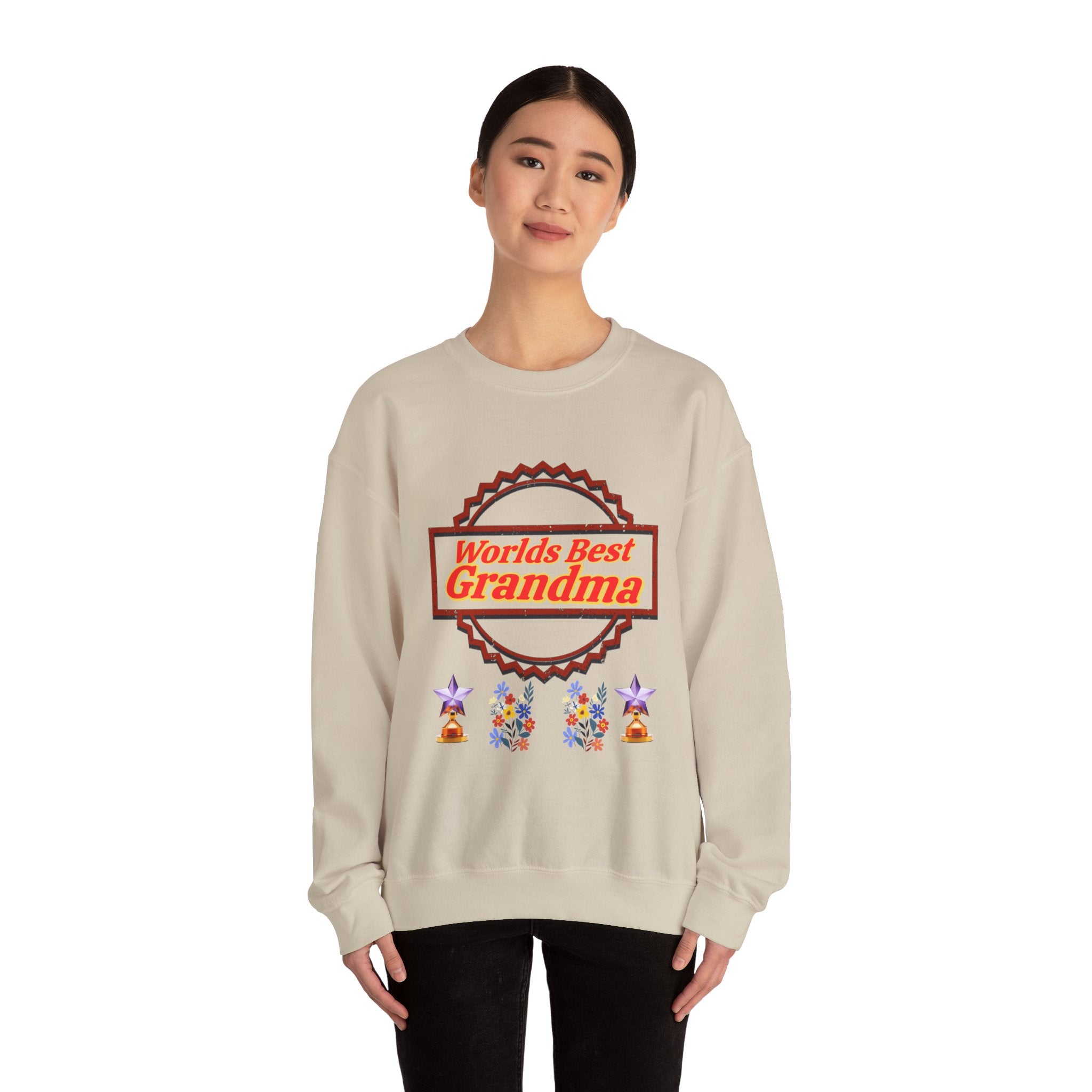 Grandma Best Ever Sweatshirt  "Show Grandma She's the Best" Gift