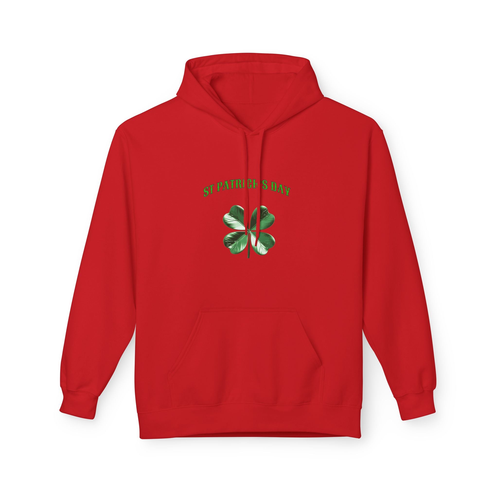 Irish Pride Four Leaf Clover Hoodie | St. Patrick's Day Shamrock Design