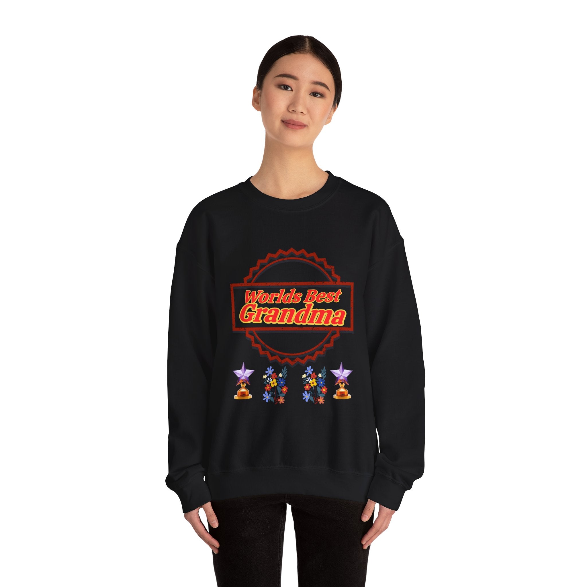 Grandma Best Ever Sweatshirt  "Show Grandma She's the Best" Gift