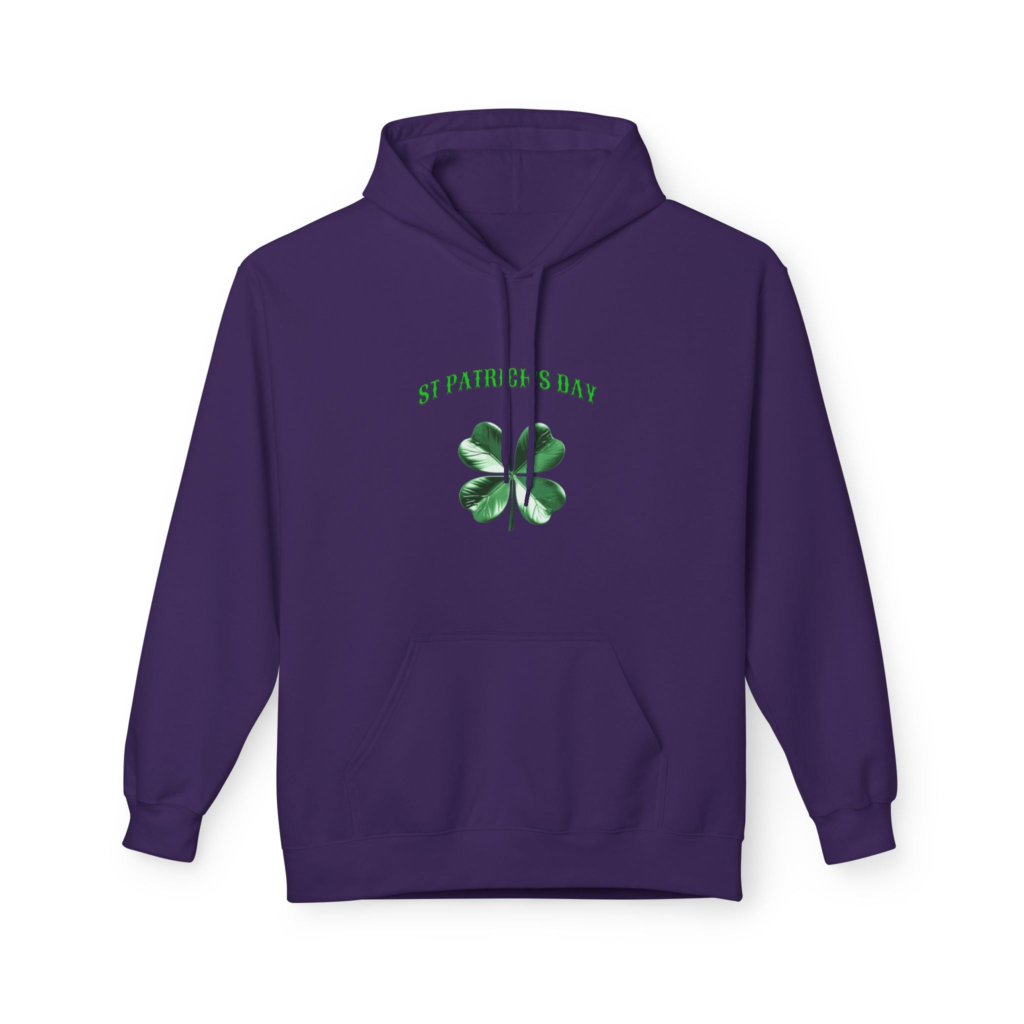 Irish Pride Four Leaf Clover Hoodie | St. Patrick's Day Shamrock Design