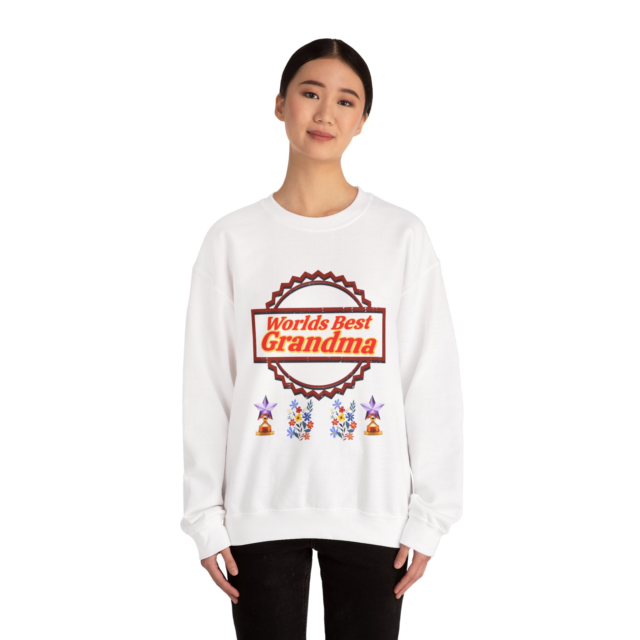 Grandma Best Ever Sweatshirt  "Show Grandma She's the Best" Gift