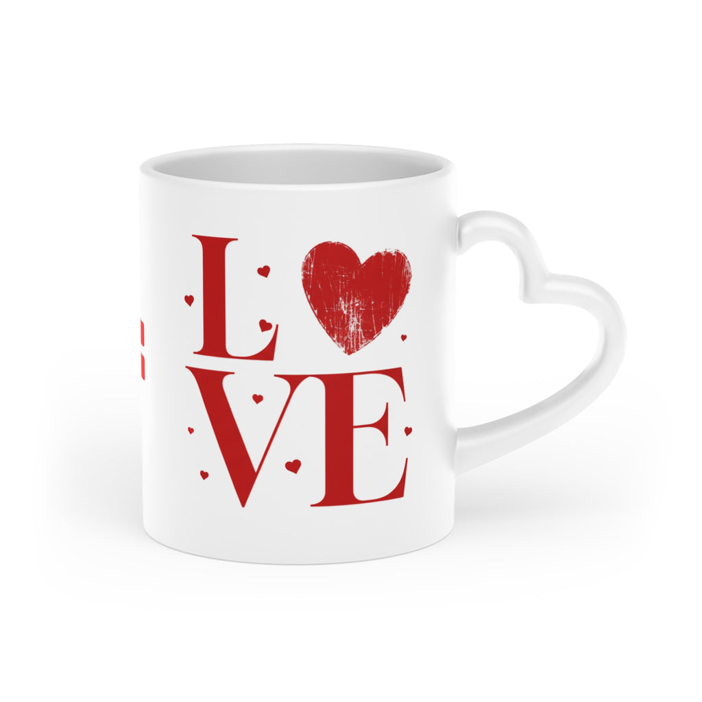 Heart-Shaped Mug — "Coffee Is Your Valentine" (A Cup of Jo)