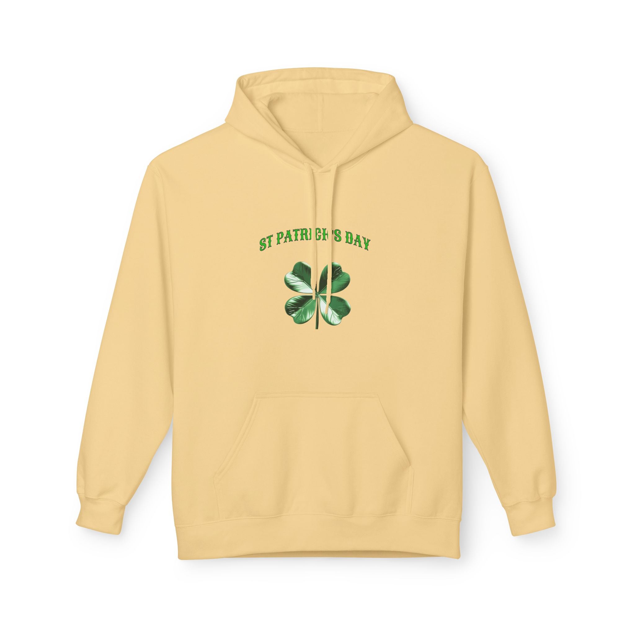 Irish Pride Four Leaf Clover Hoodie | St. Patrick's Day Shamrock Design