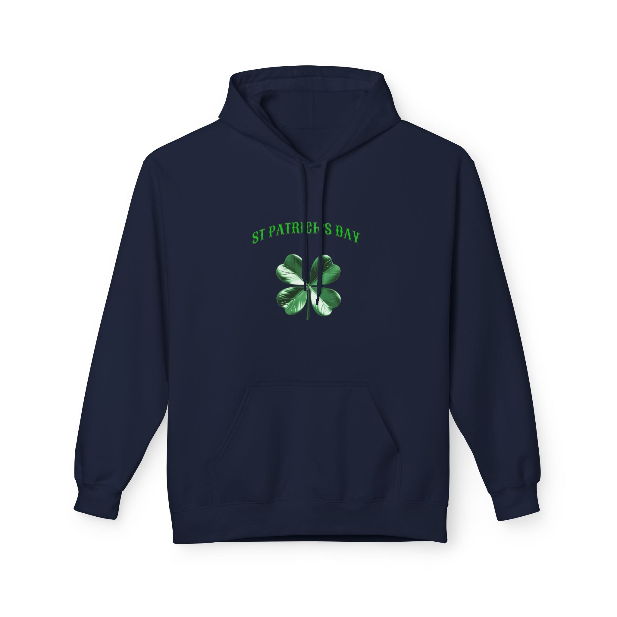 Irish Pride Four Leaf Clover Hoodie | St. Patrick's Day Shamrock Design