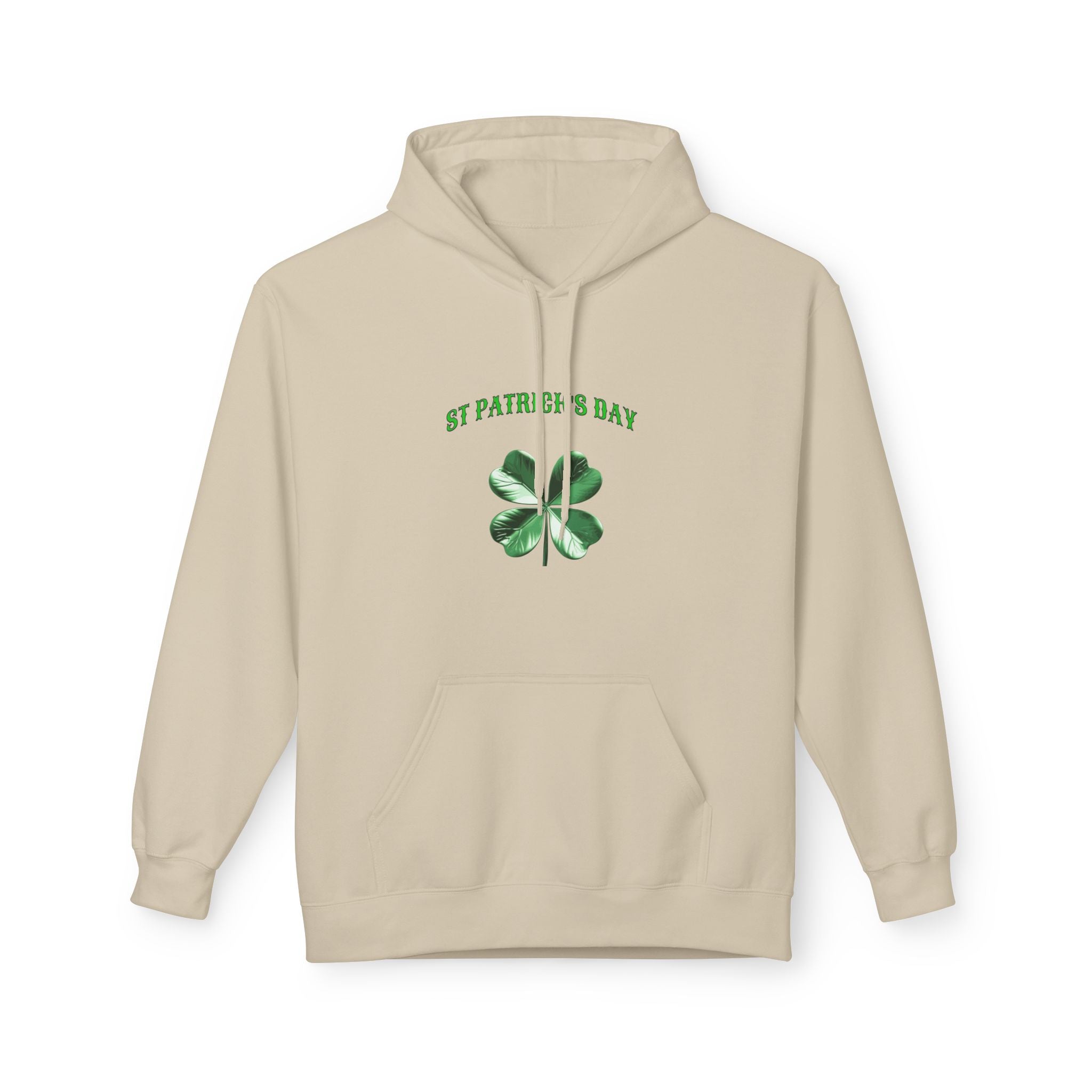 Irish Pride Four Leaf Clover Hoodie | St. Patrick's Day Shamrock Design