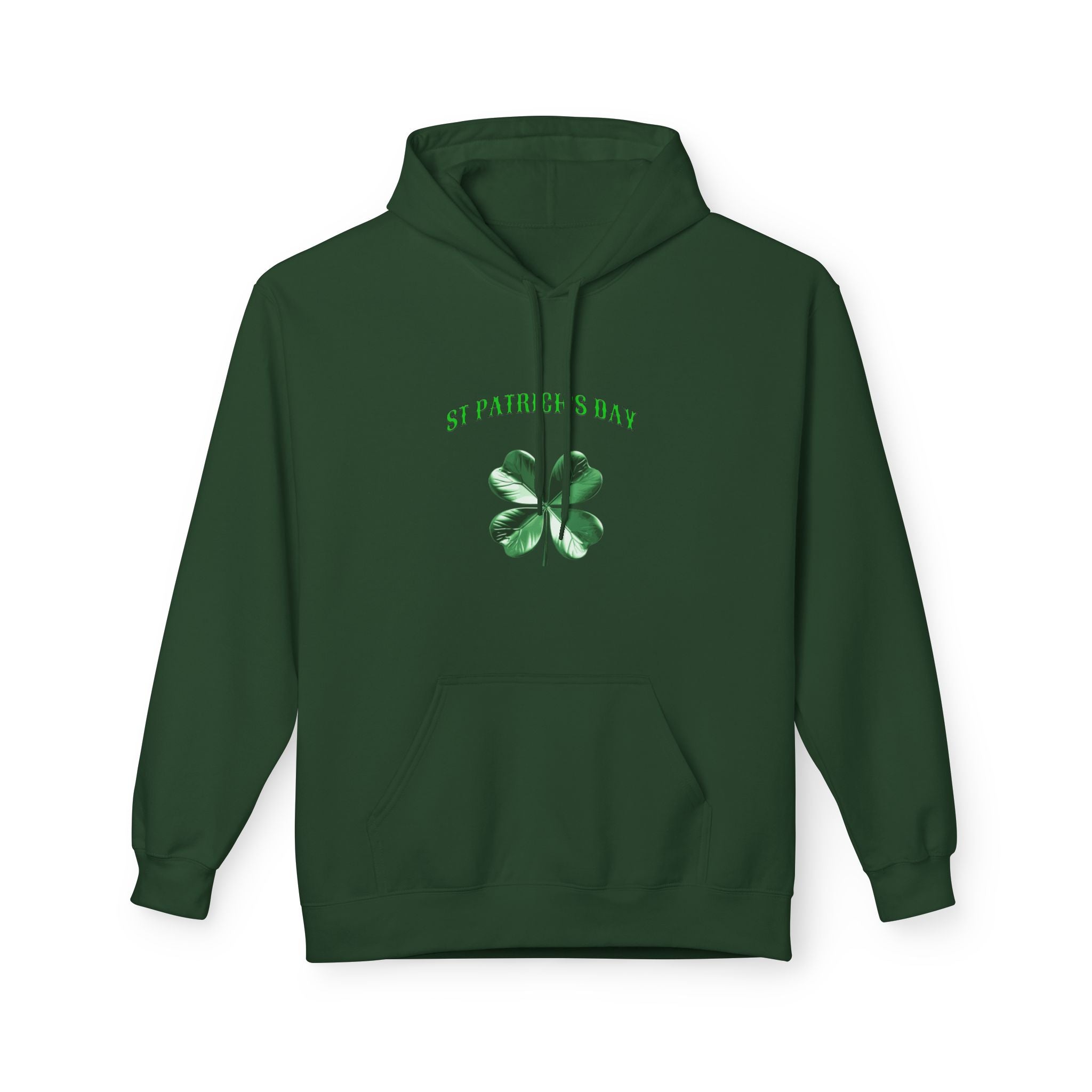 Irish Pride Four Leaf Clover Hoodie | St. Patrick's Day Shamrock Design