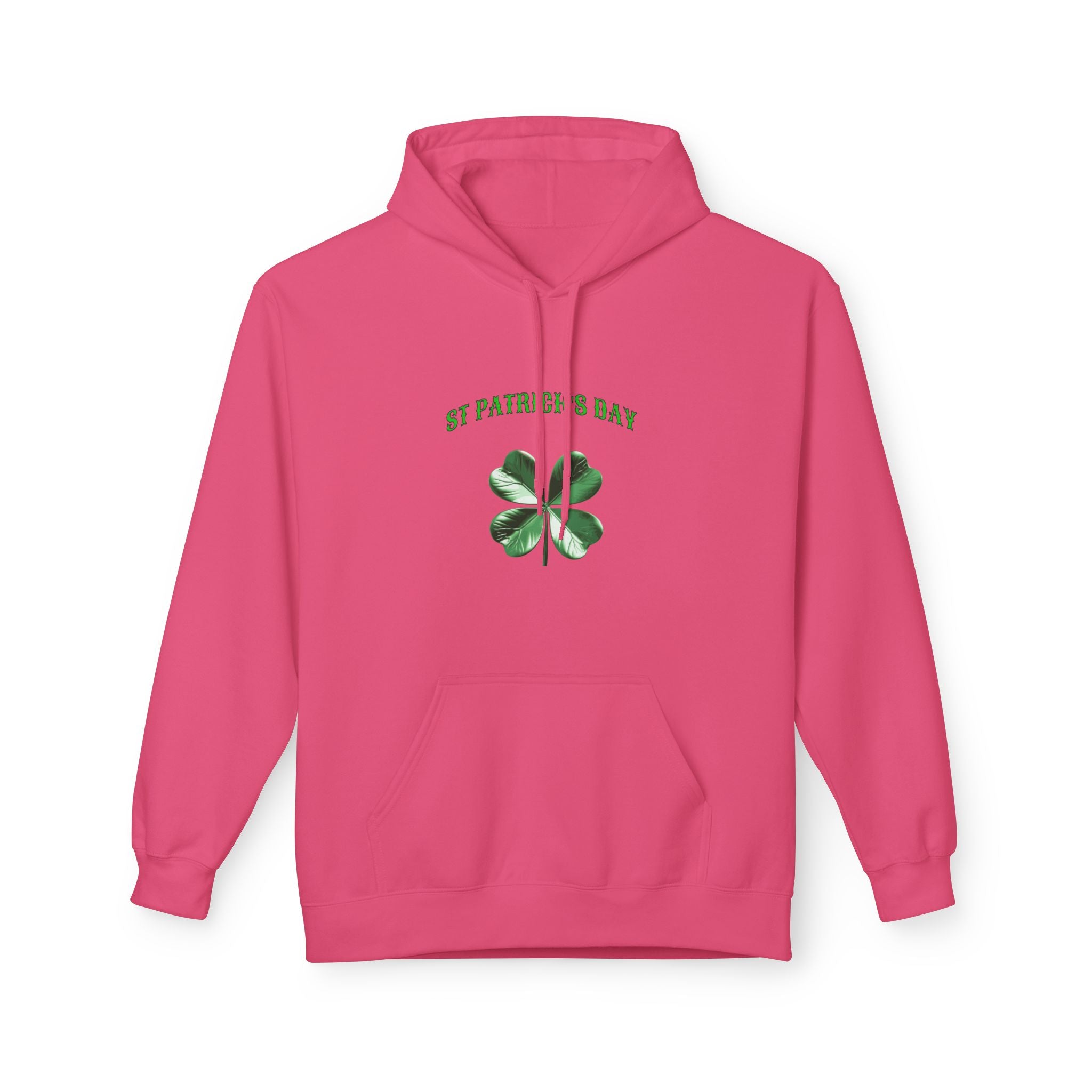 Irish Pride Four Leaf Clover Hoodie | St. Patrick's Day Shamrock Design