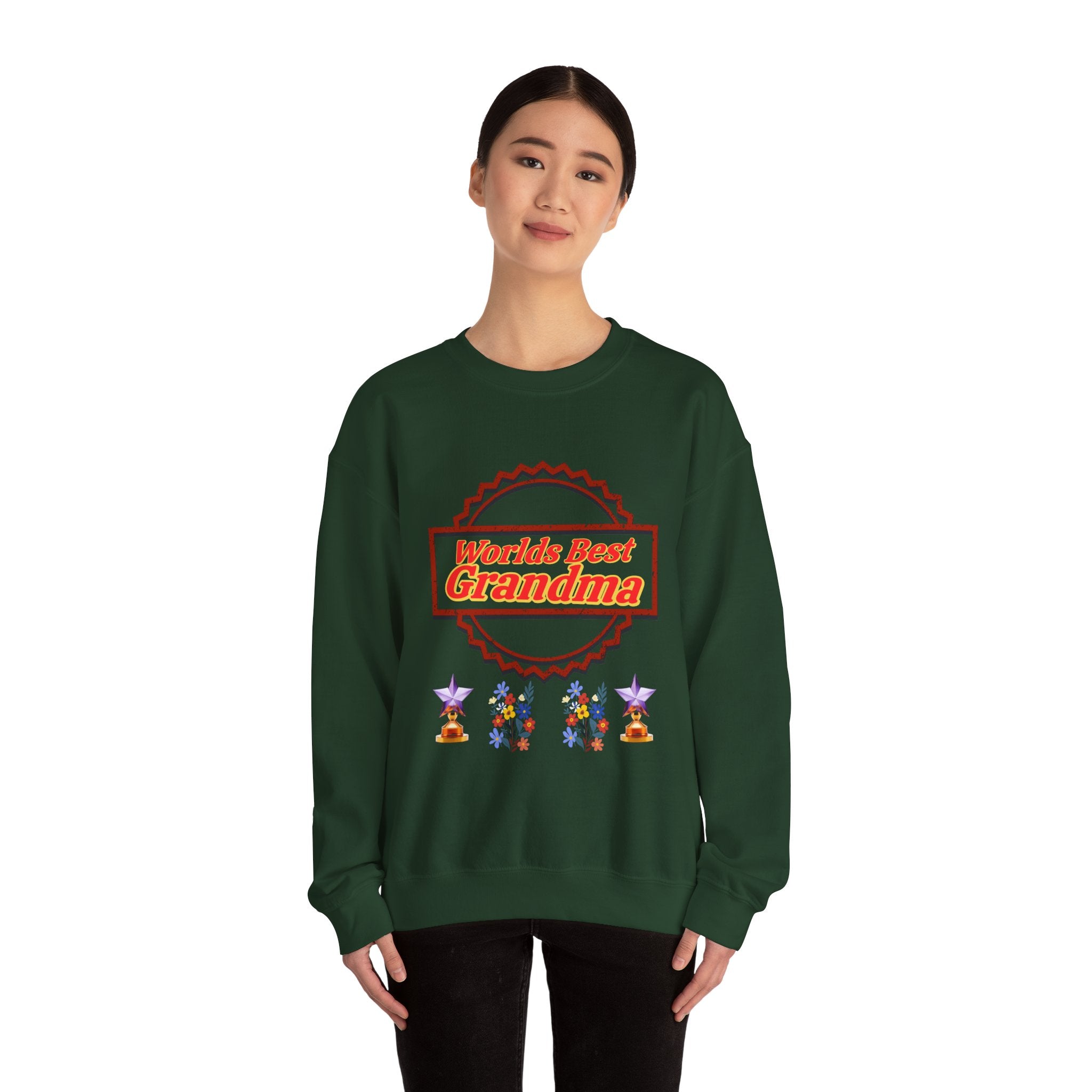 Grandma Best Ever Sweatshirt  "Show Grandma She's the Best" Gift
