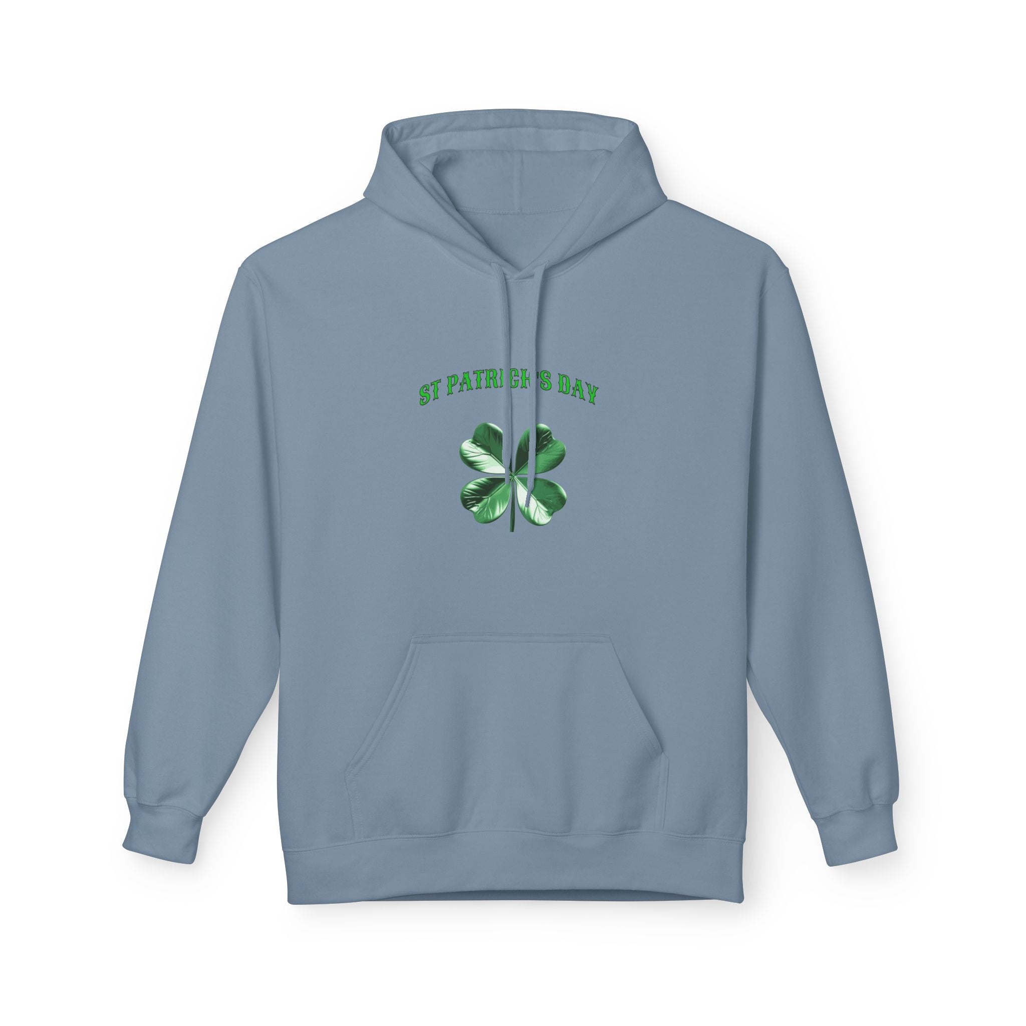 Irish Pride Four Leaf Clover Hoodie | St. Patrick's Day Shamrock Design