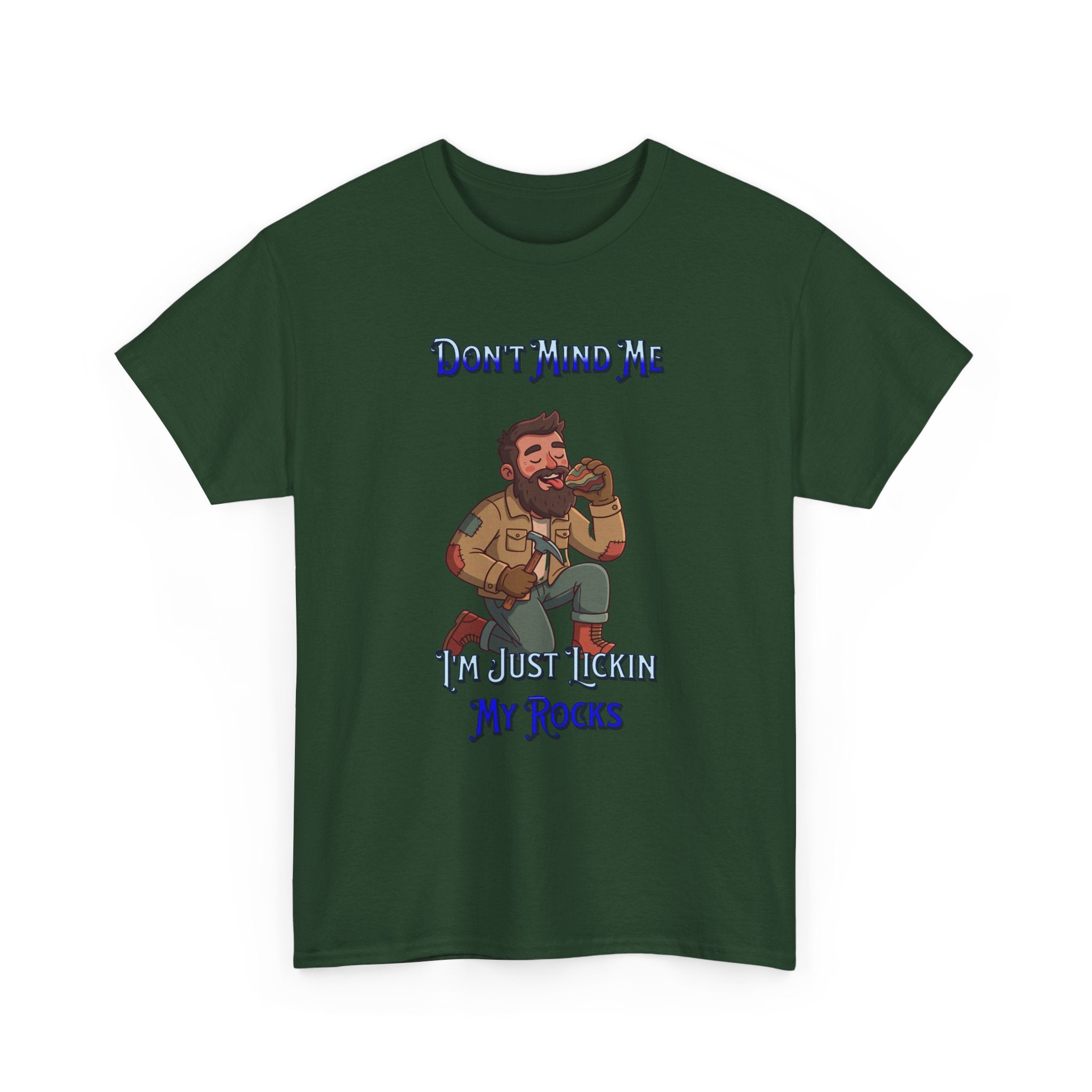 Rockhound Tee — “We Lick Our Rocks” Stone Collecting T‑Shirt