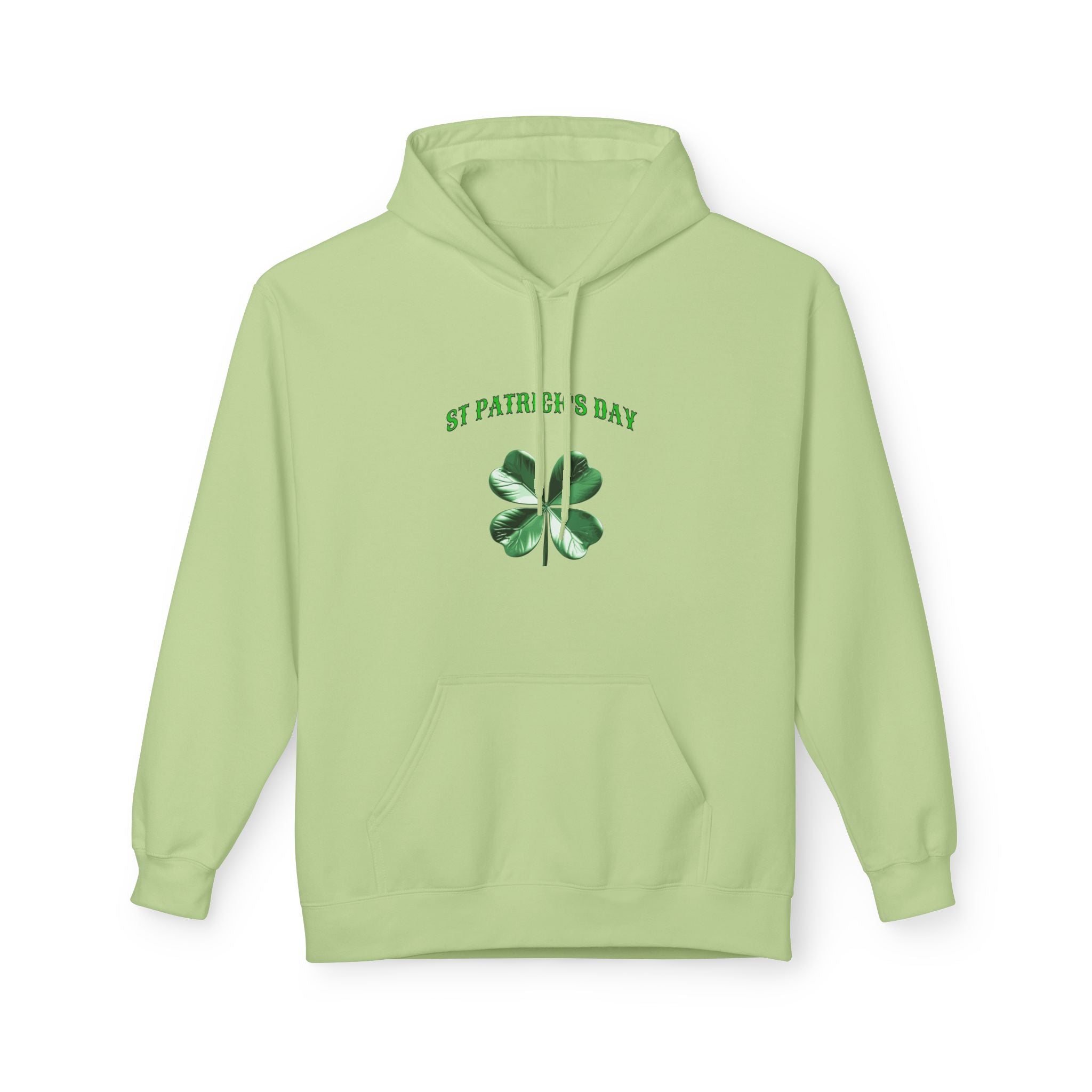 Irish Pride Four Leaf Clover Hoodie | St. Patrick's Day Shamrock Design