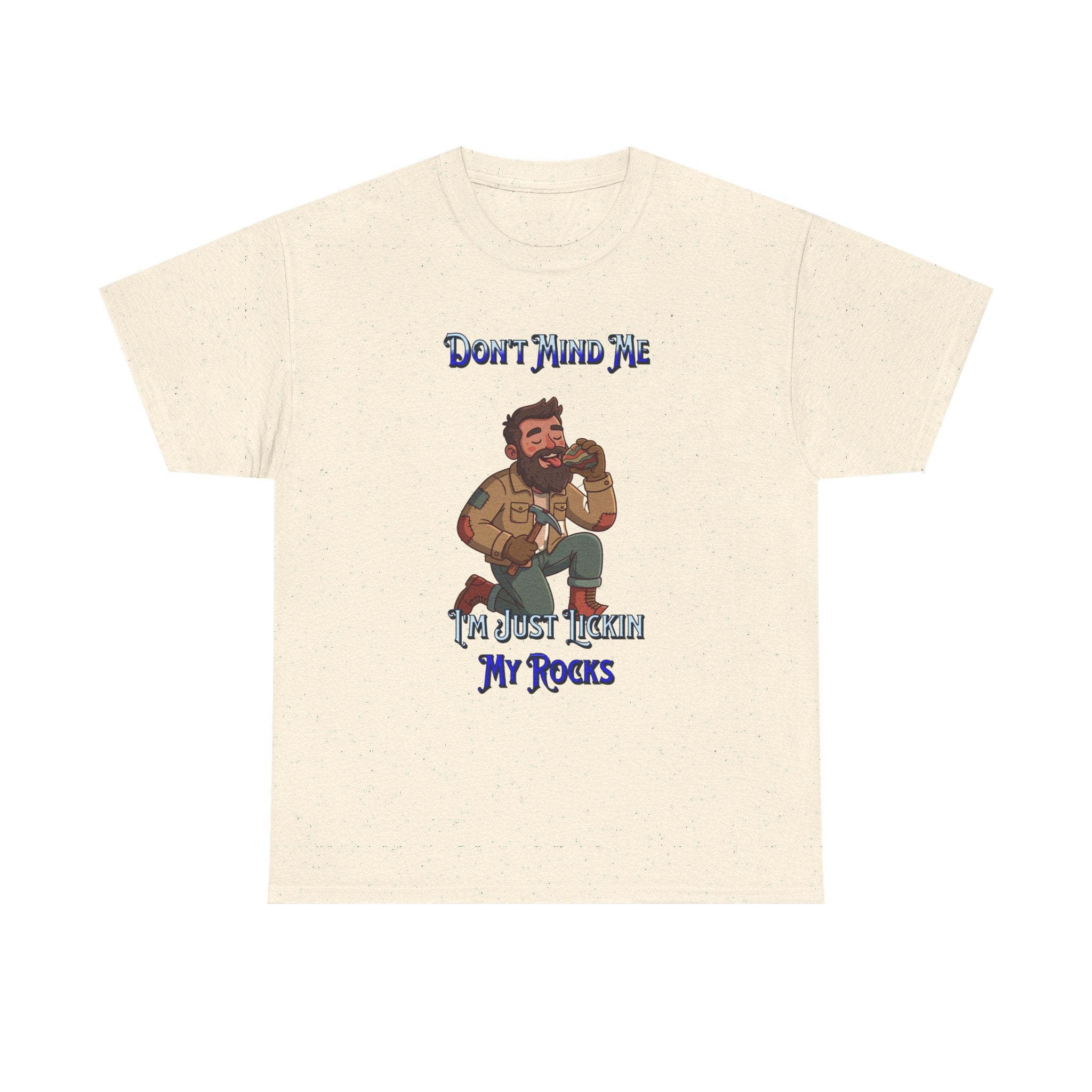 Rockhound Tee — “We Lick Our Rocks” Stone Collecting T‑Shirt