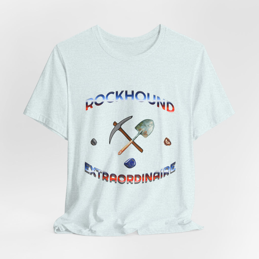 Rockhounding Love Custom Back-Print Tee, Geology | Customizable Text