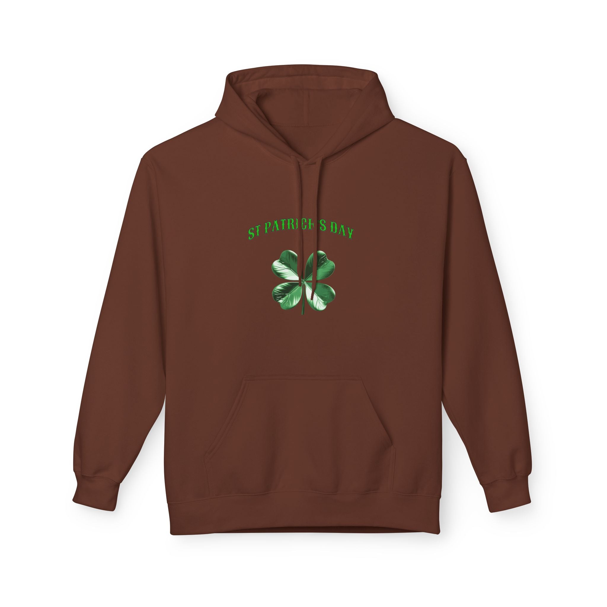 Irish Pride Four Leaf Clover Hoodie | St. Patrick's Day Shamrock Design