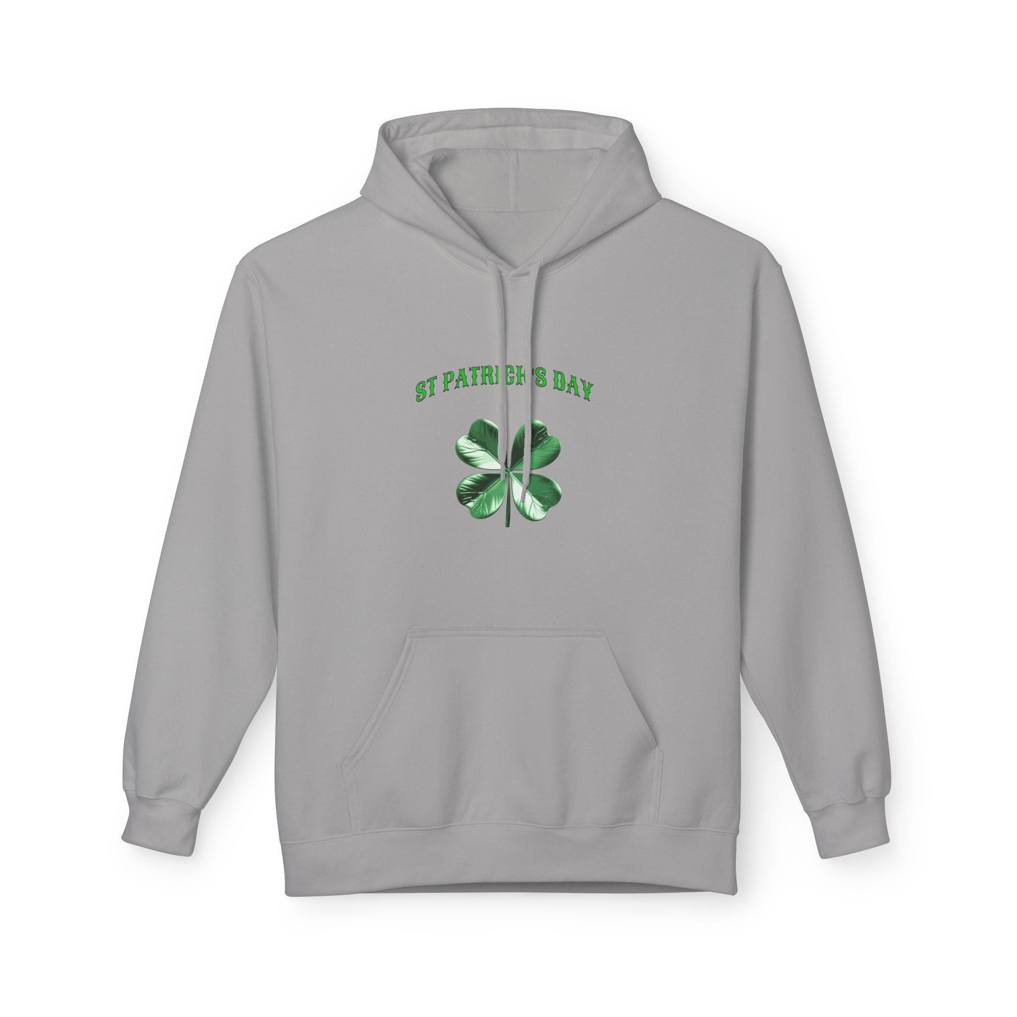 Irish Pride Four Leaf Clover Hoodie | St. Patrick's Day Shamrock Design