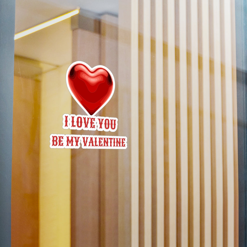 Valentine Kiss Cut Vinyl Decal Love Sticker for Valentines Day