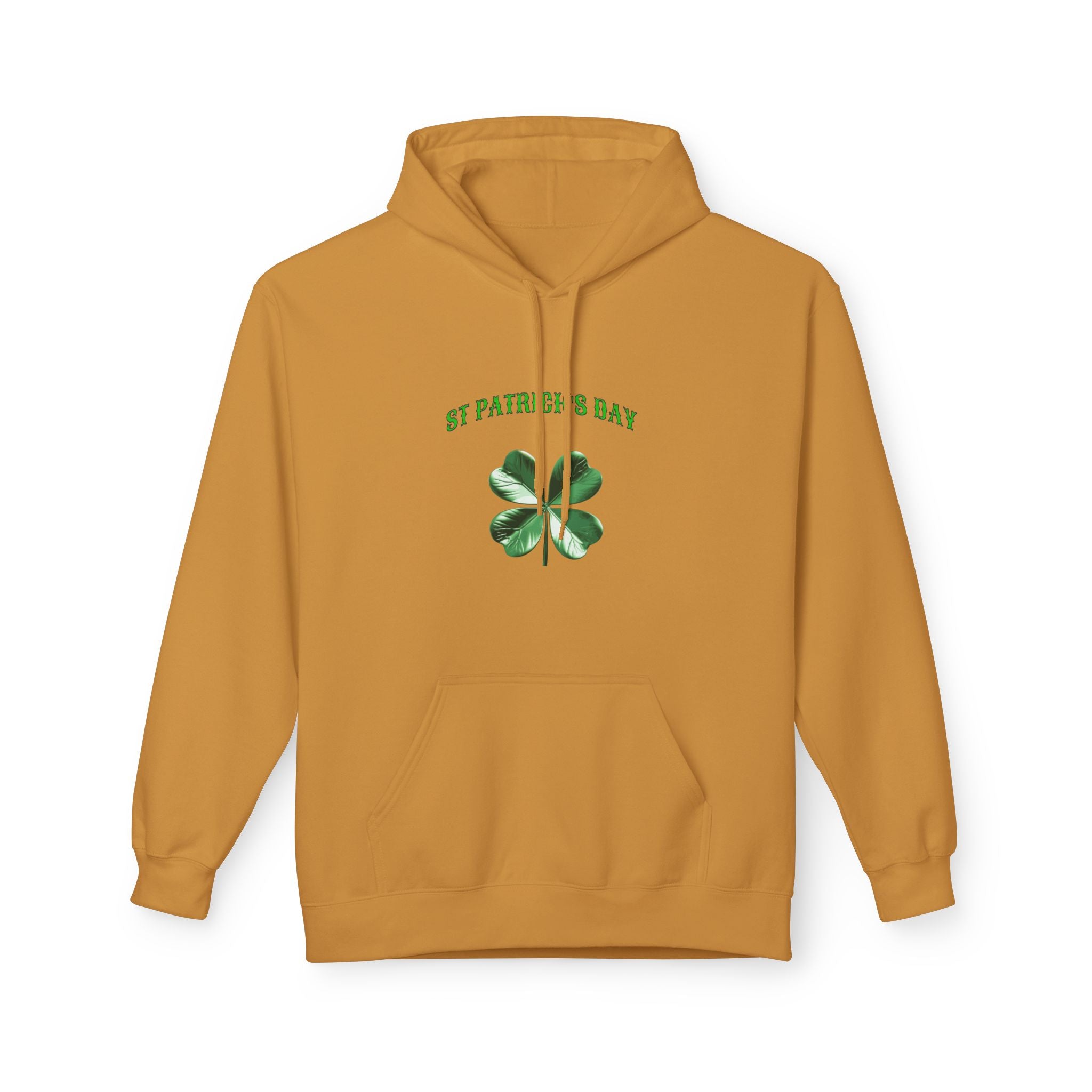 Irish Pride Four Leaf Clover Hoodie | St. Patrick's Day Shamrock Design