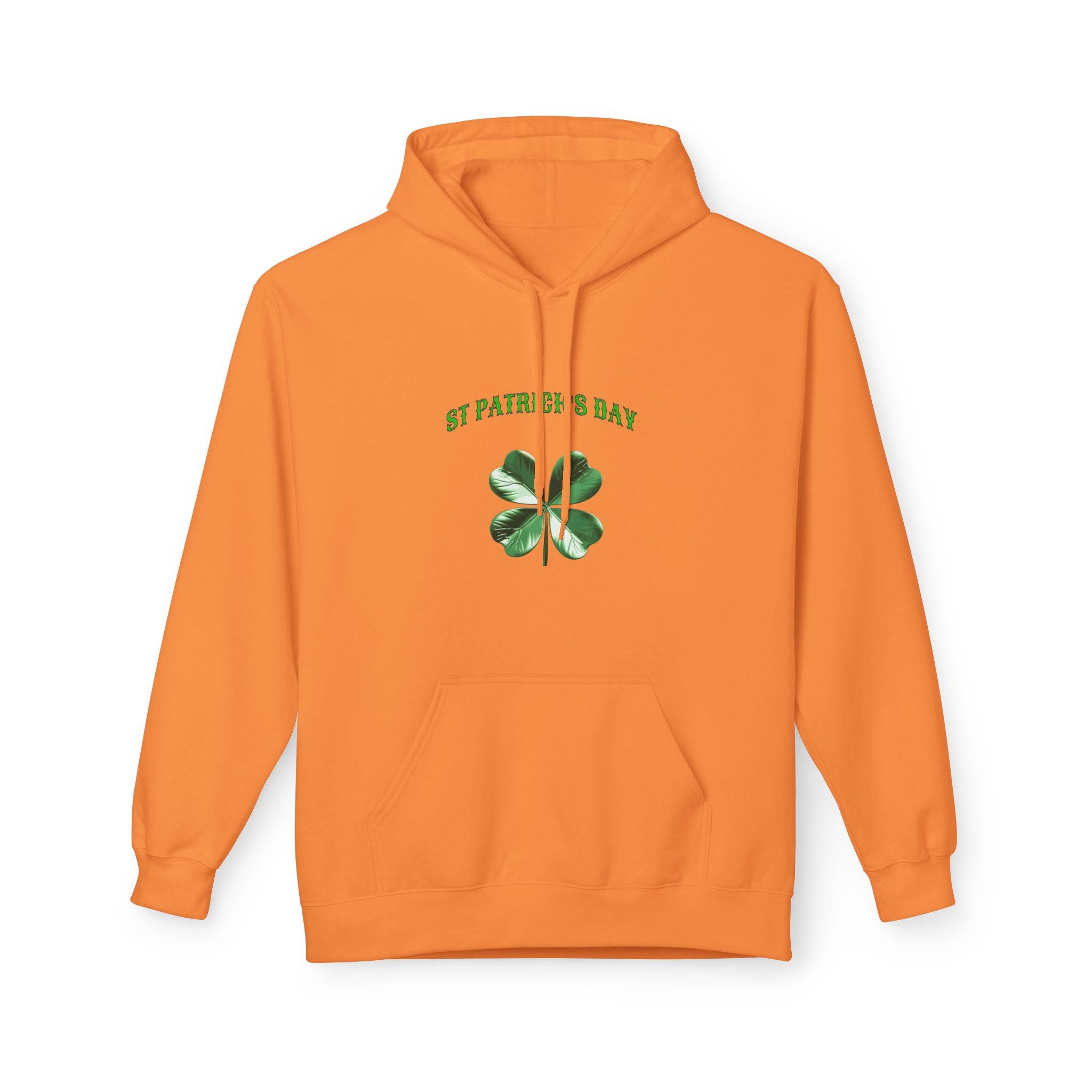 Irish Pride Four Leaf Clover Hoodie | St. Patrick's Day Shamrock Design