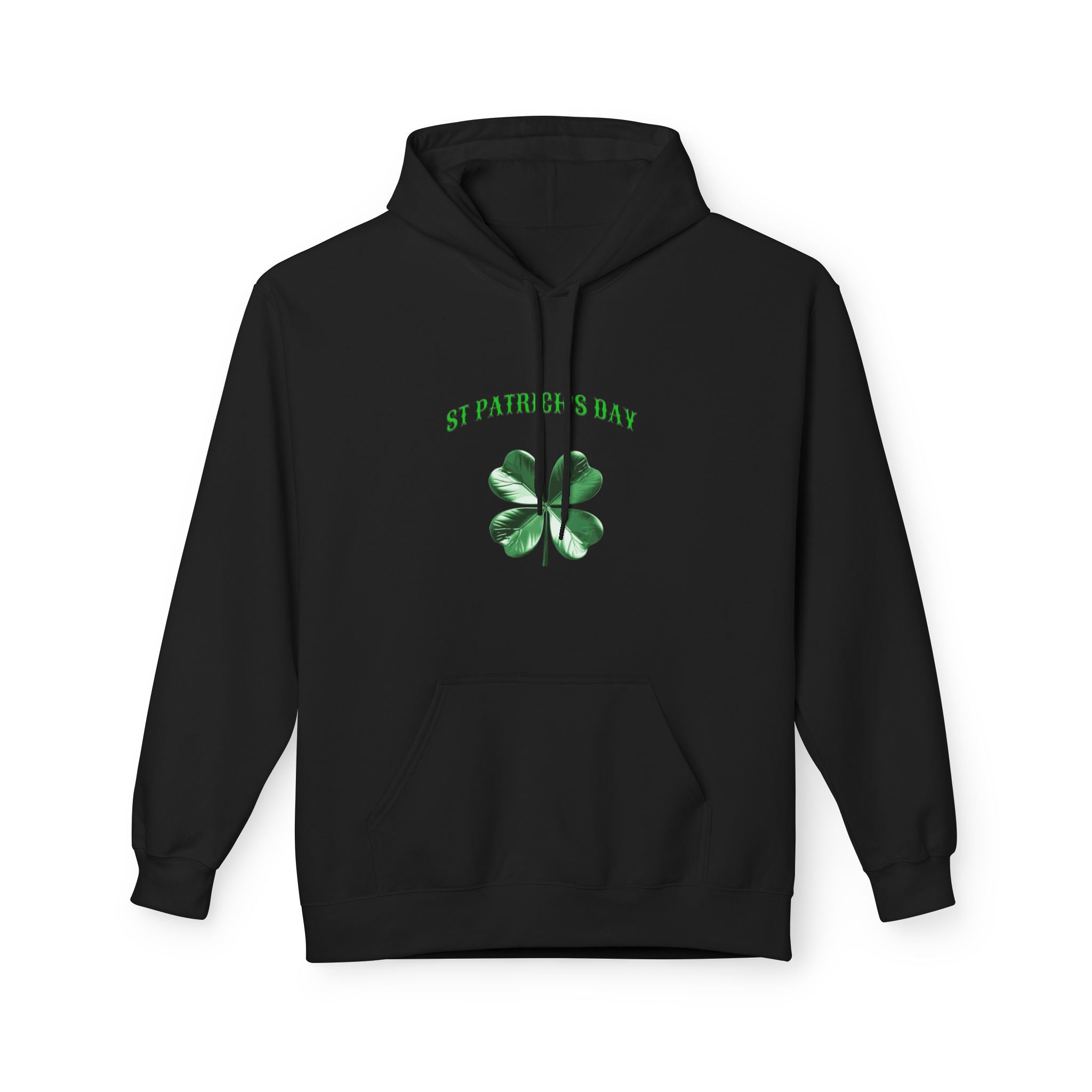 Irish Pride Four Leaf Clover Hoodie | St. Patrick's Day Shamrock Design