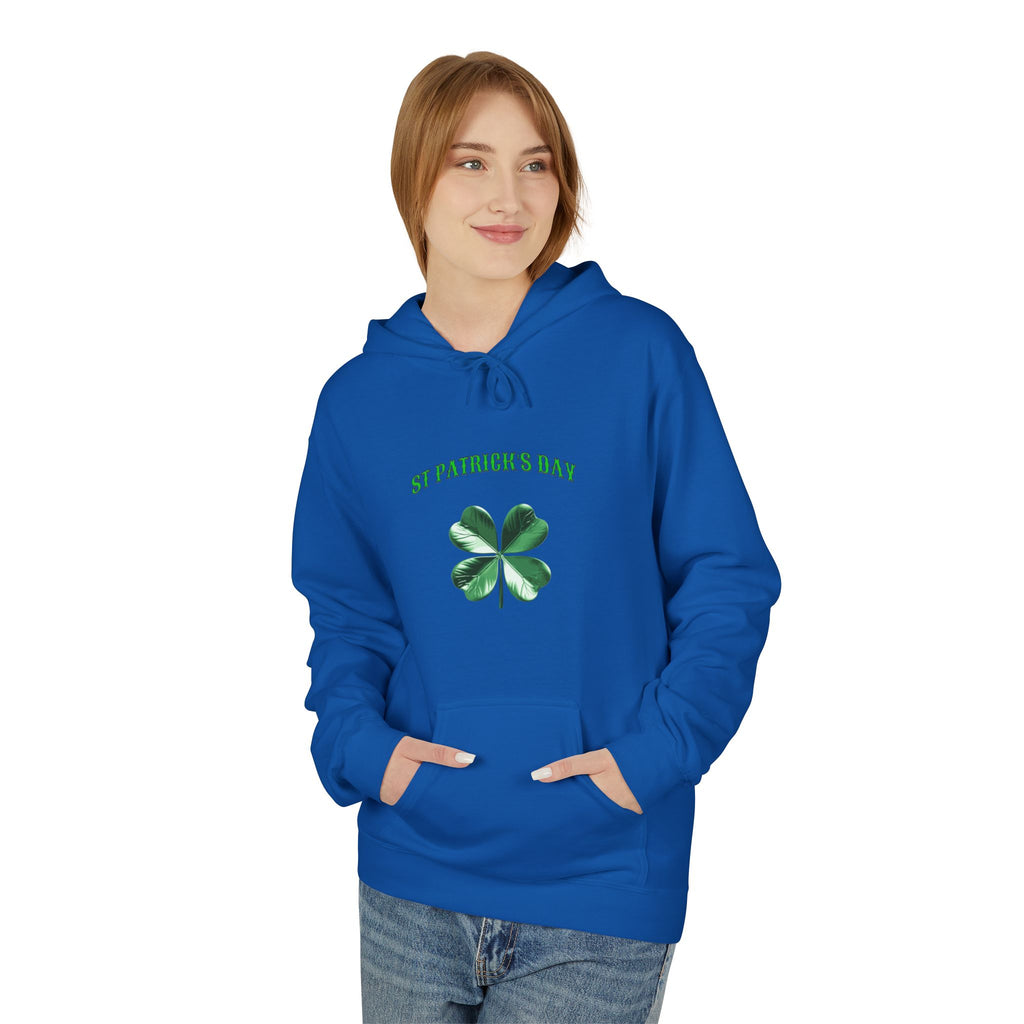 Irish Pride Four Leaf Clover Hoodie | St. Patrick's Day Shamrock Design