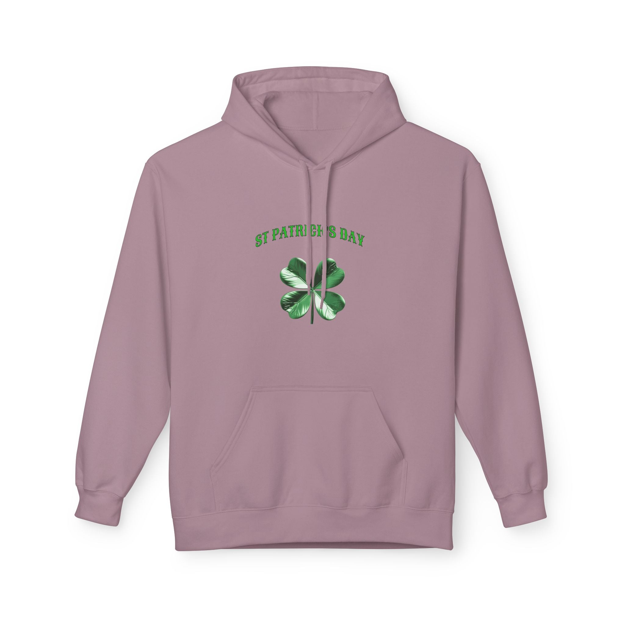 Irish Pride Four Leaf Clover Hoodie | St. Patrick's Day Shamrock Design