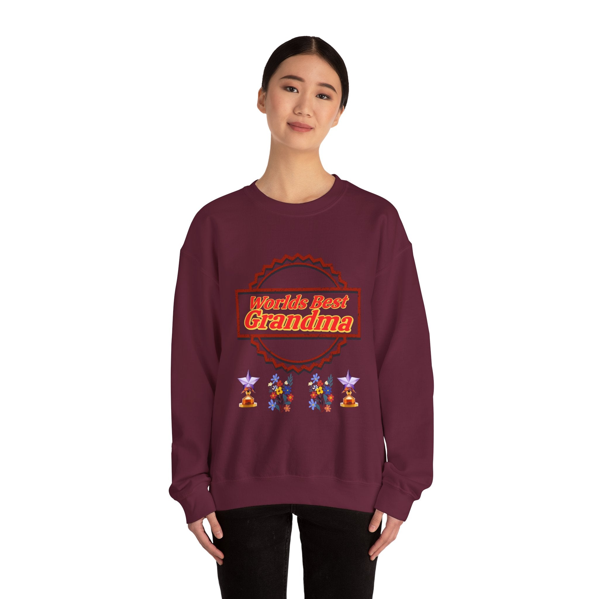 Grandma Best Ever Sweatshirt  "Show Grandma She's the Best" Gift