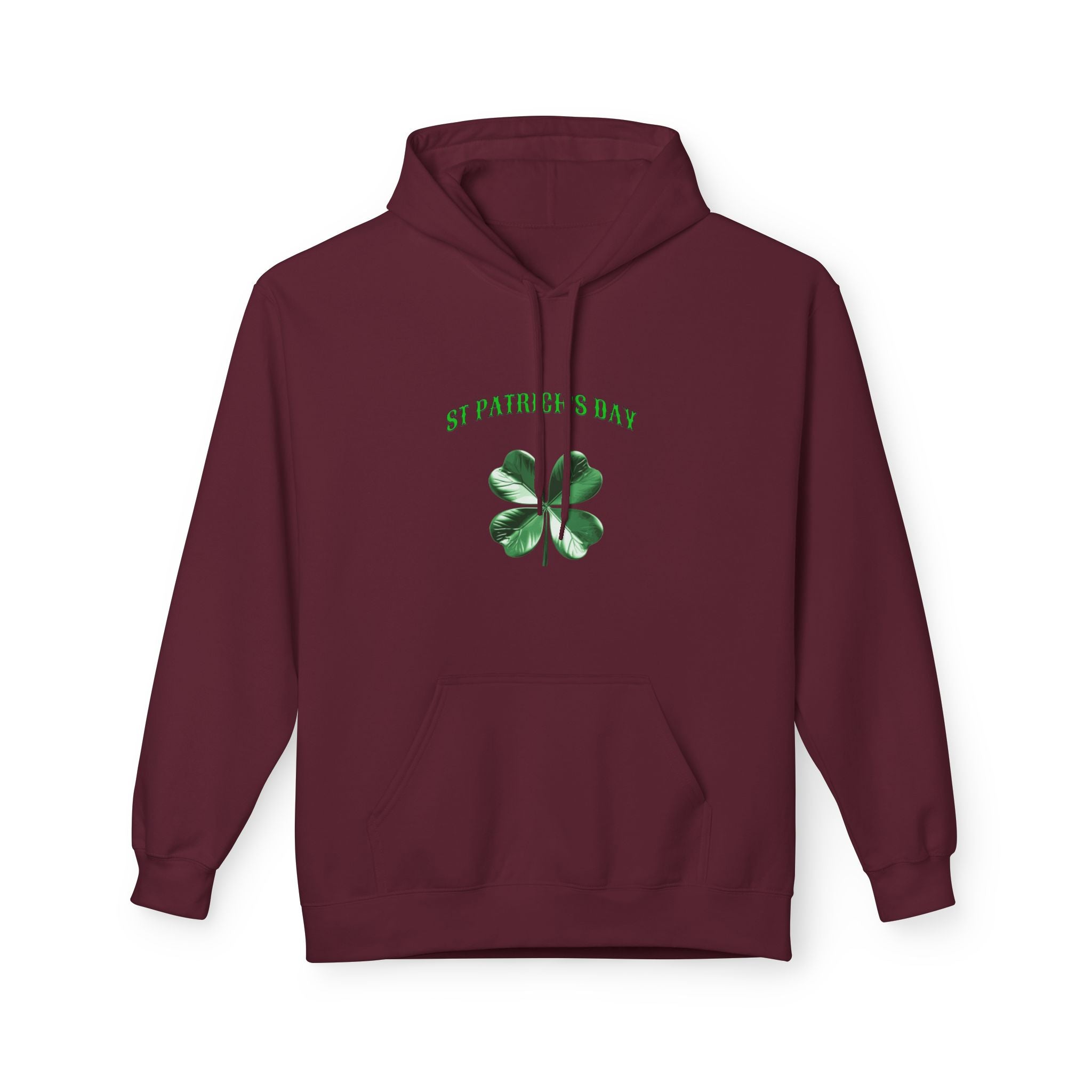 Irish Pride Four Leaf Clover Hoodie | St. Patrick's Day Shamrock Design