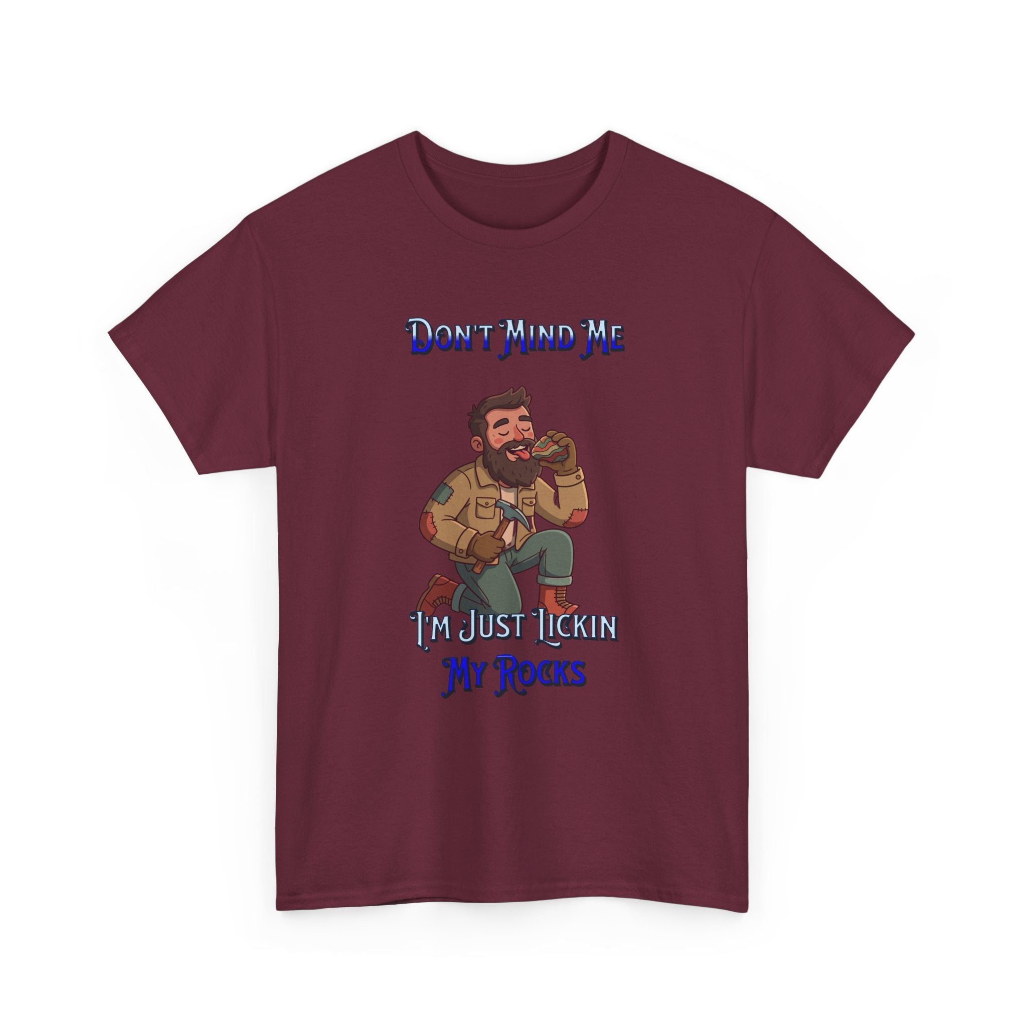Rockhound Tee — “We Lick Our Rocks” Stone Collecting T‑Shirt