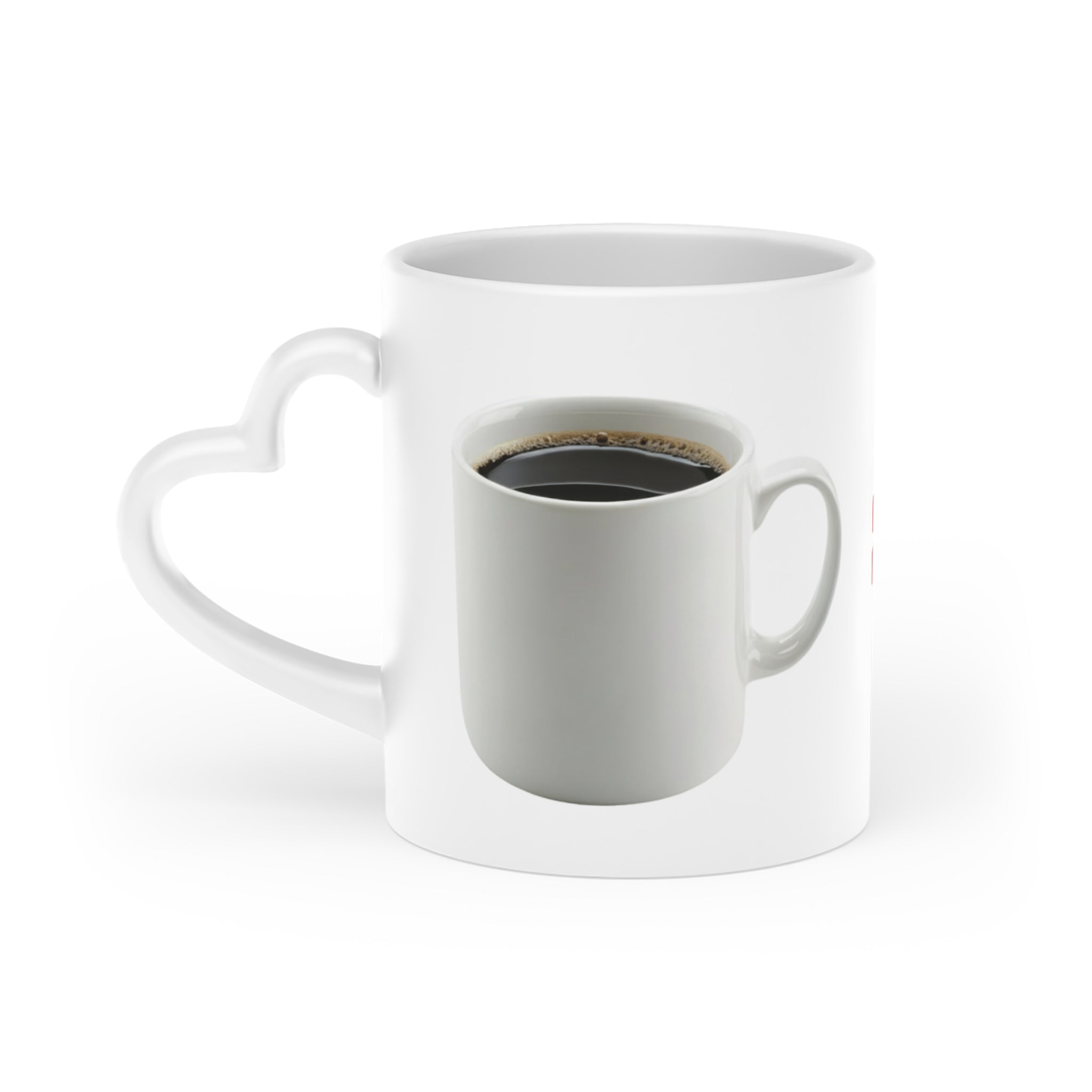 Heart-Shaped Mug — "Coffee Is Your Valentine" (A Cup of Jo)