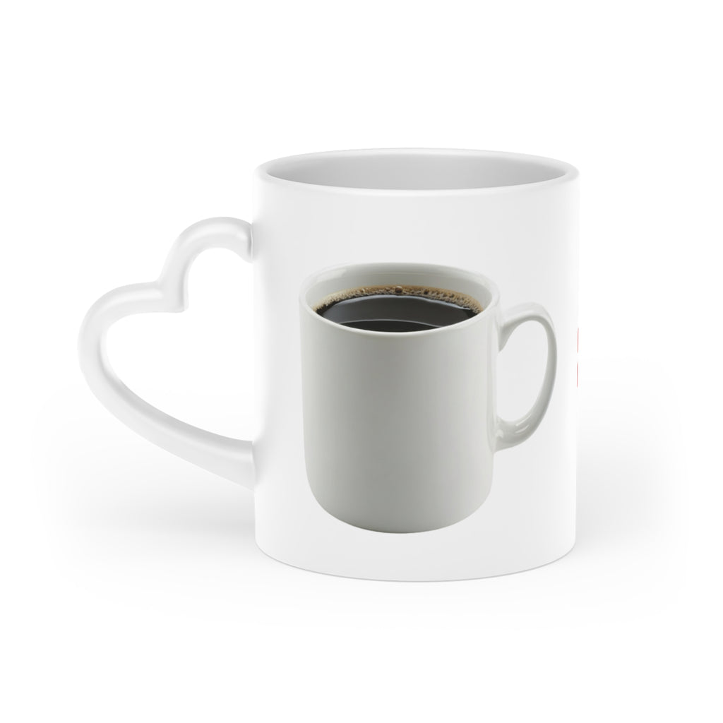 Heart-Shaped Mug  Coffee Is Your Valentine A Cup of Jo