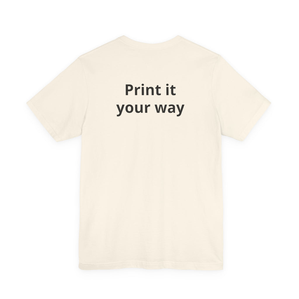 Rockhounding Love Custom Back-Print Tee, Geology | Customizable Text