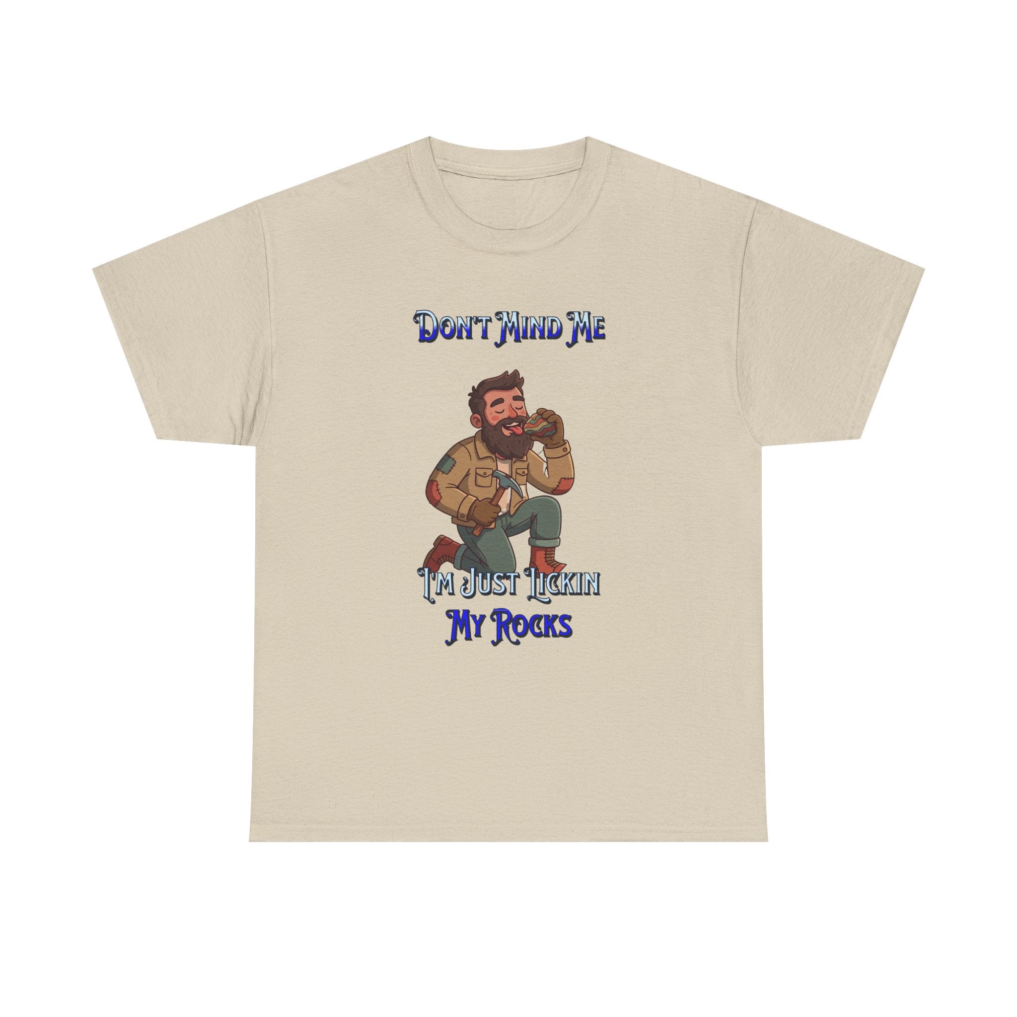 Rockhound Tee — “We Lick Our Rocks” Stone Collecting T‑Shirt
