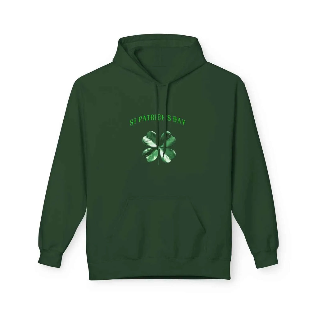Irish Pride Four Leaf Clover Hoodie | St. Patrick's Day Shamrock Design
