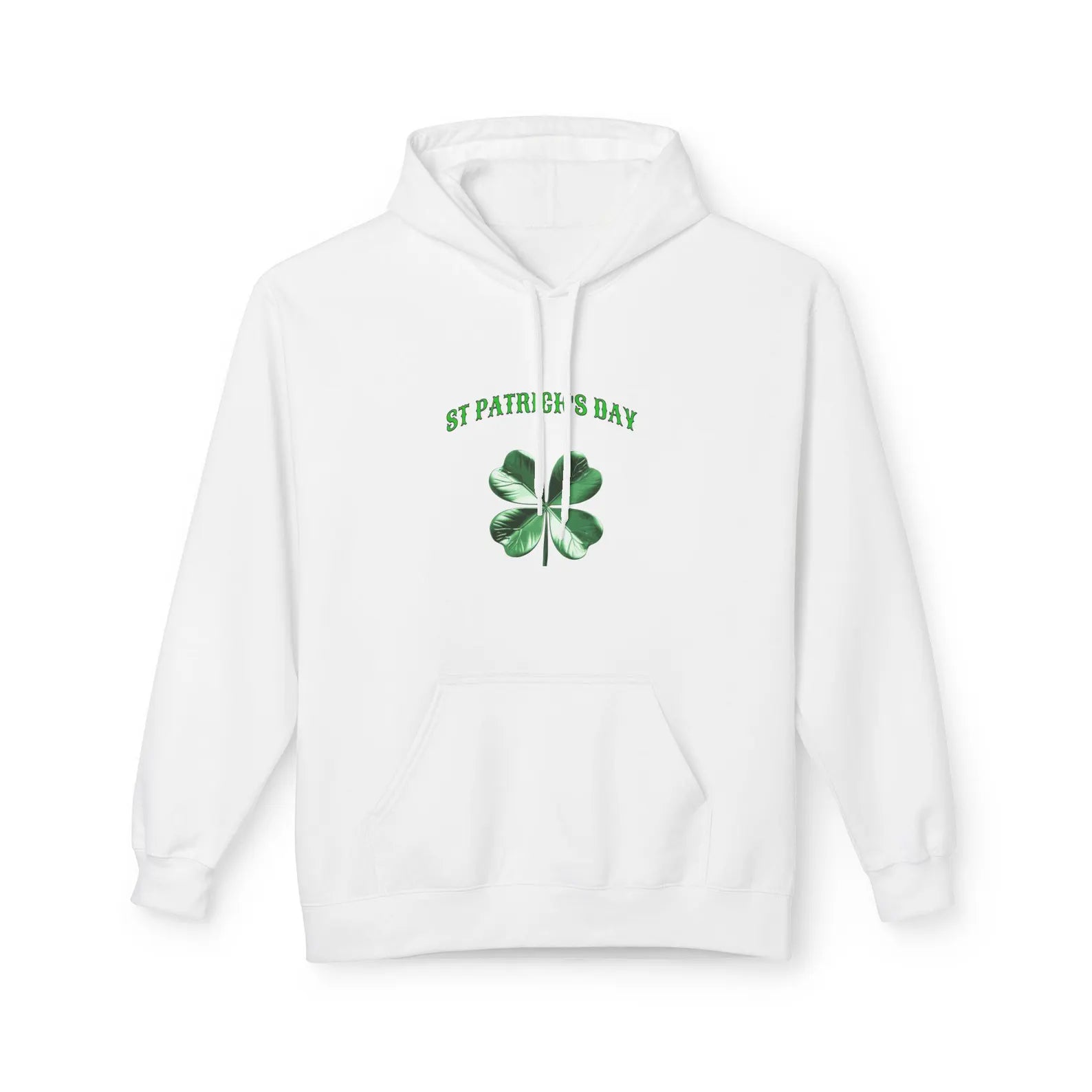 Irish Pride Four Leaf Clover Hoodie | St. Patrick's Day Shamrock Design - Print Stars