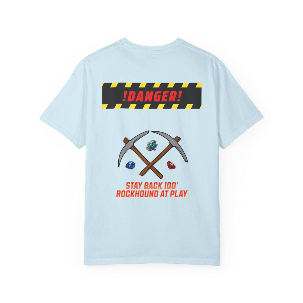 Rockhound Rocks Flying T-shirt | Mining Humor, Rock Collecting Tee, Geology Front and Back Printed