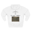 B17 Bomber Schematic Hoodie, design on back Vintage Airplane Enthusiast Pullover