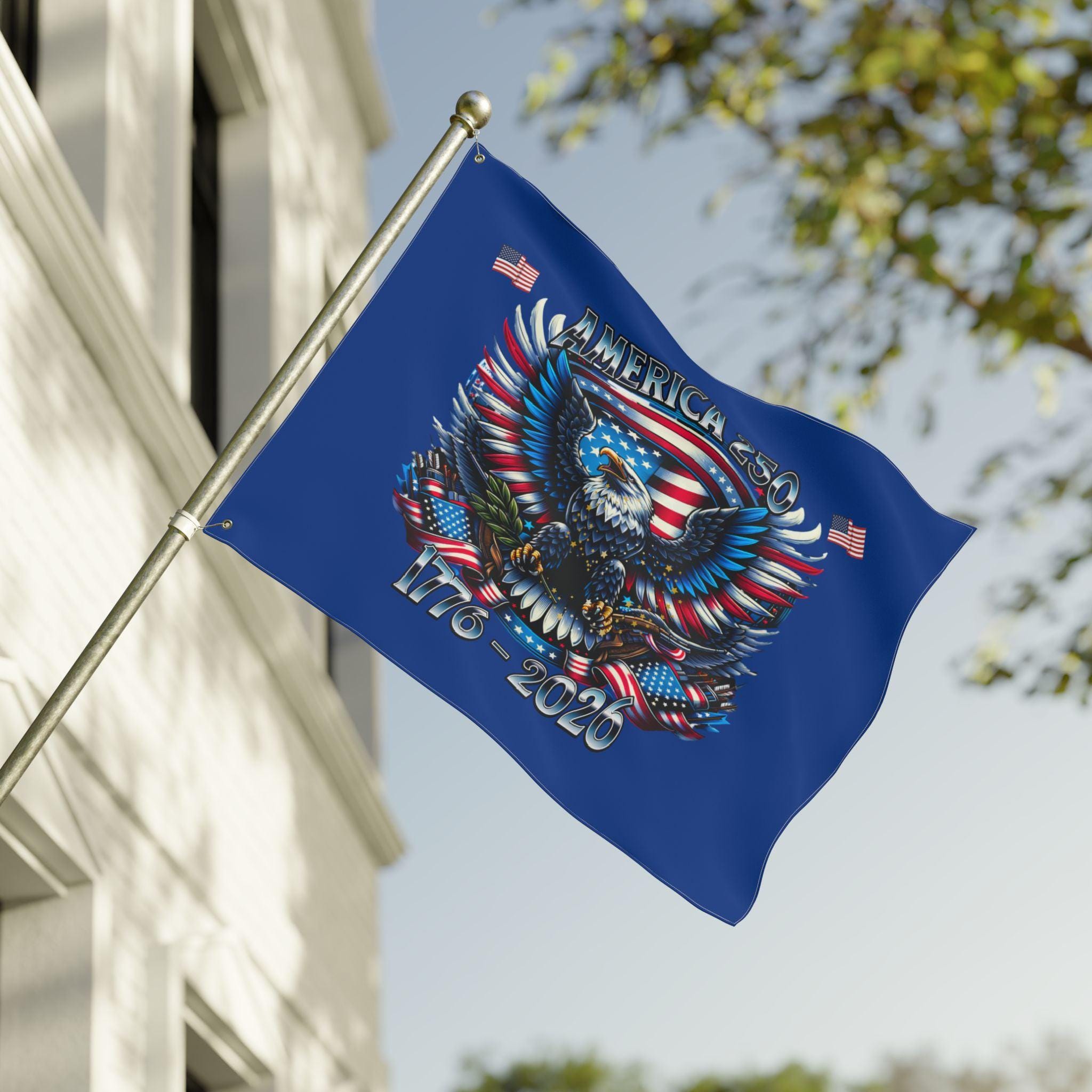 Double-Sided Flag Proudly Celebrate America’s 250th Anniversary